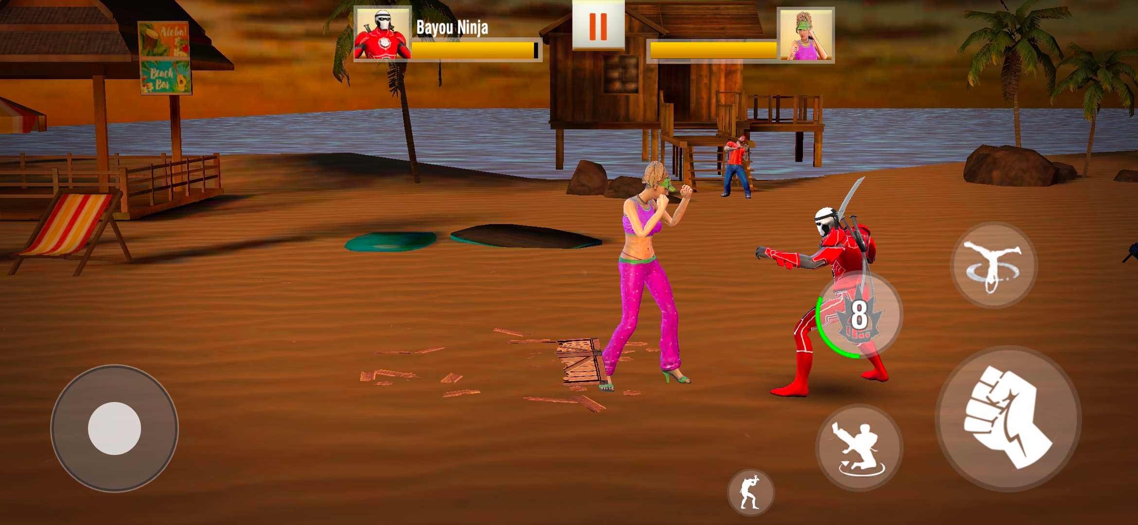 忍者超级英雄格斗(Street Fight) 截图2