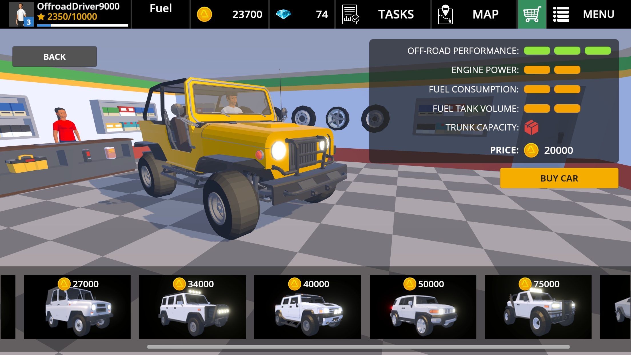 驾驶区域:越野(Driving Zone: Offroad)游戏截图5