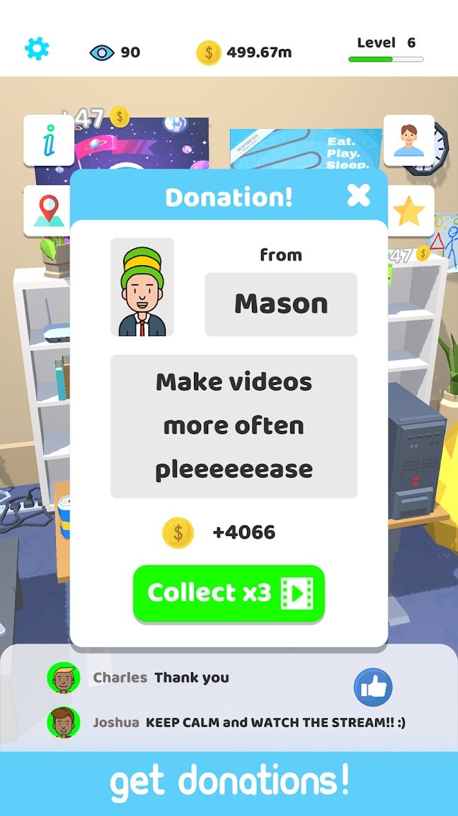 空闲主播游戏截图3