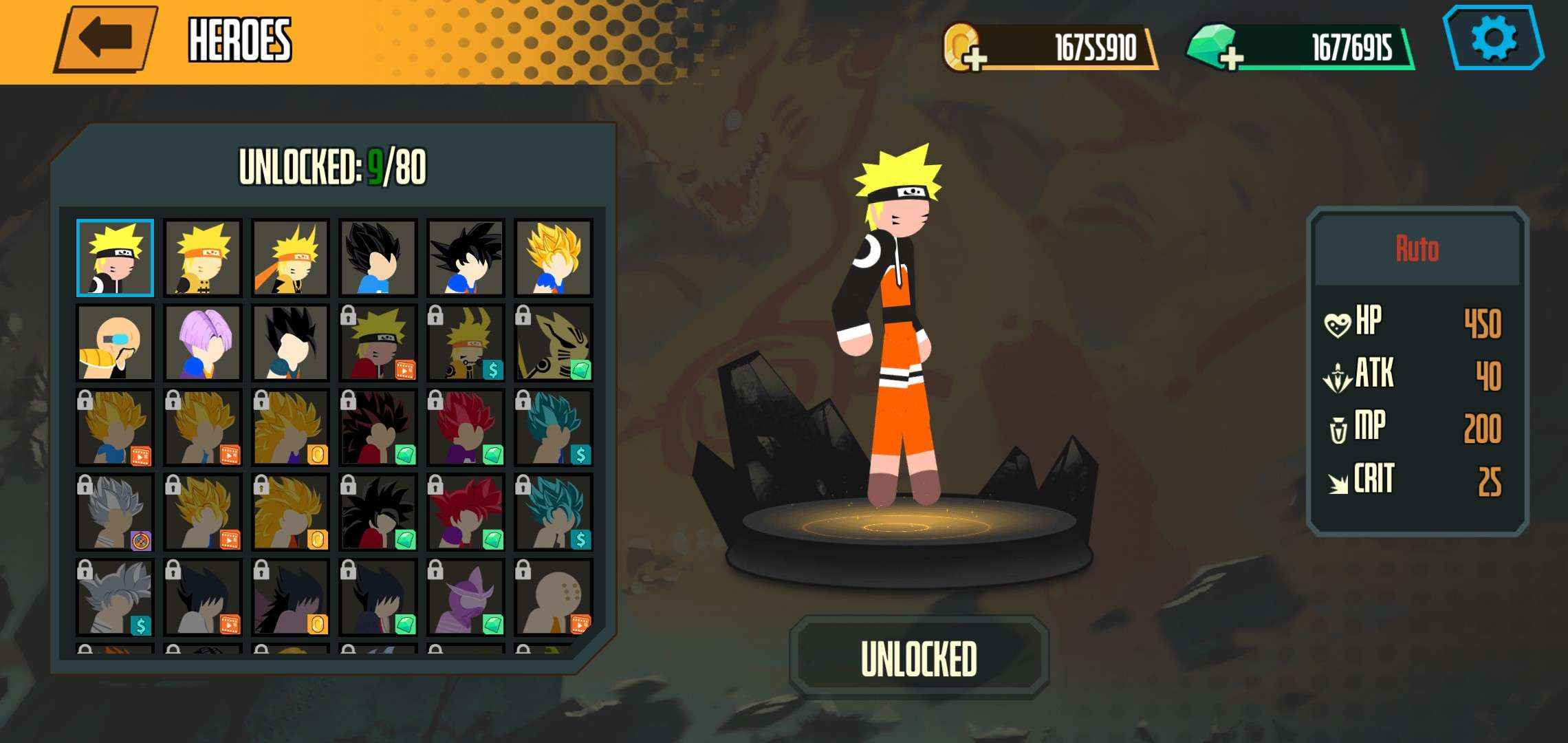 超级火柴人勇士内置菜单(Stickman Dragon Fight)游戏截图1