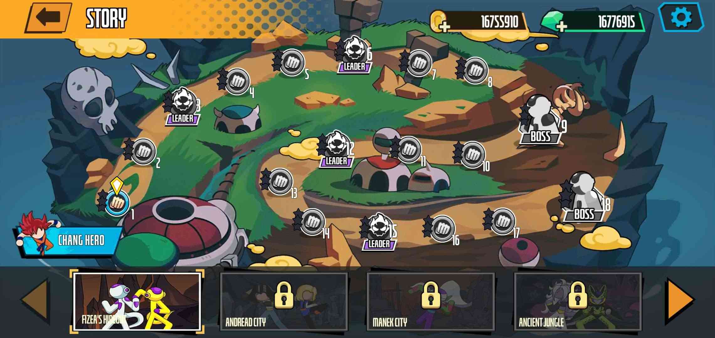 超级火柴人勇士内置菜单(Stickman Dragon Fight)游戏截图4