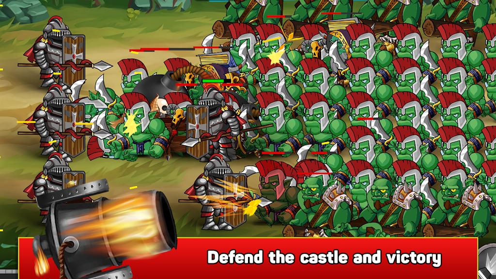 城堡防御：怪物防御者内置菜单(Monster Defender)游戏截图2