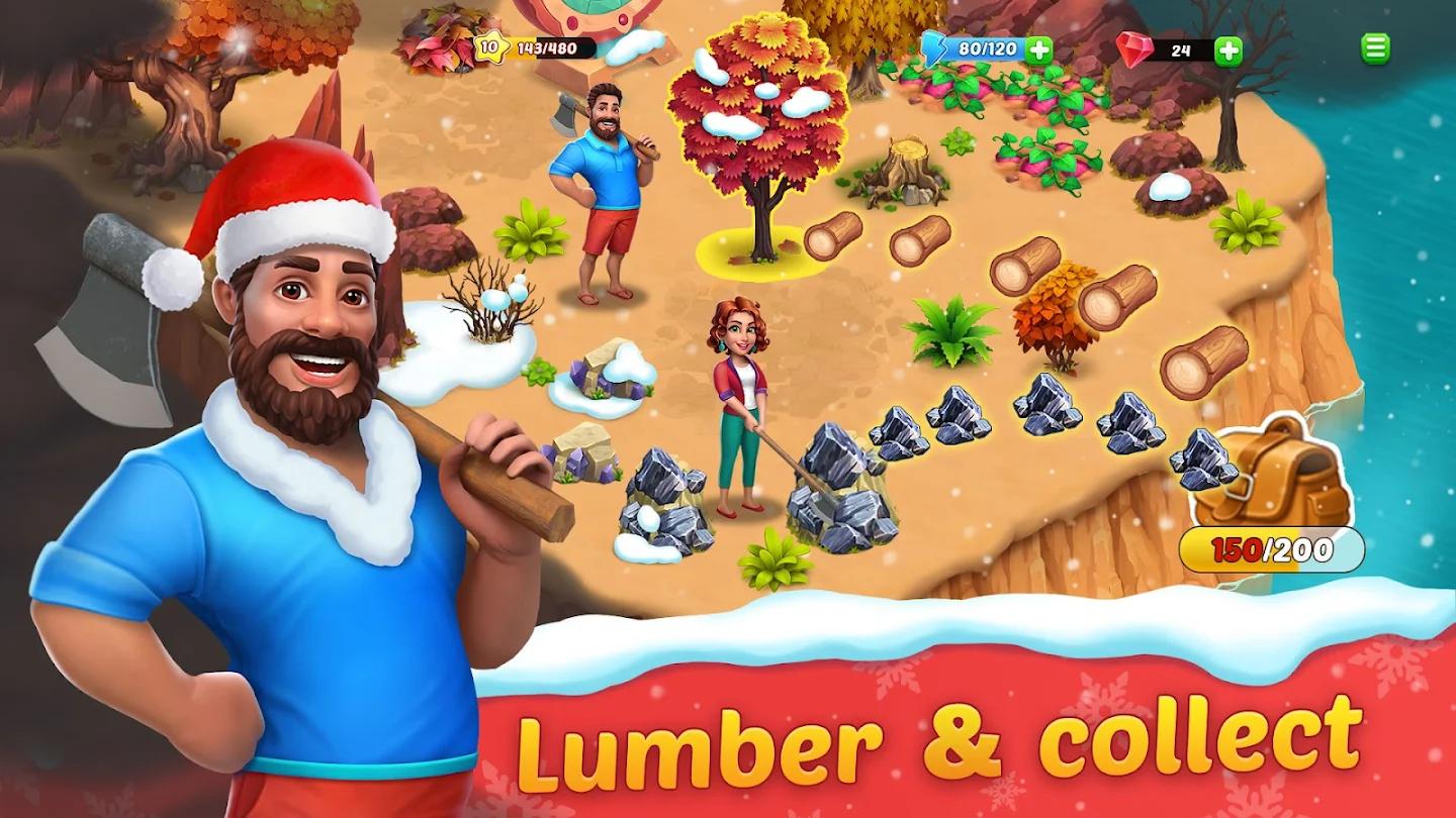 港岛：农场与生存游戏截图1