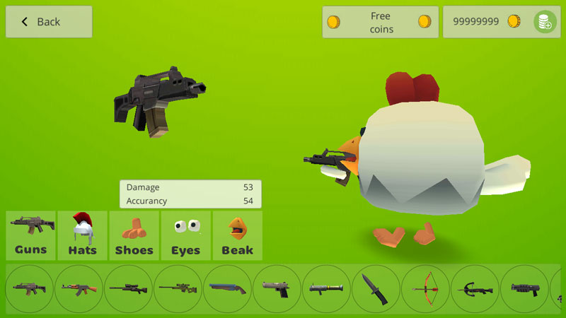 公鸡射手内置菜单(ChickenGun)游戏截图3