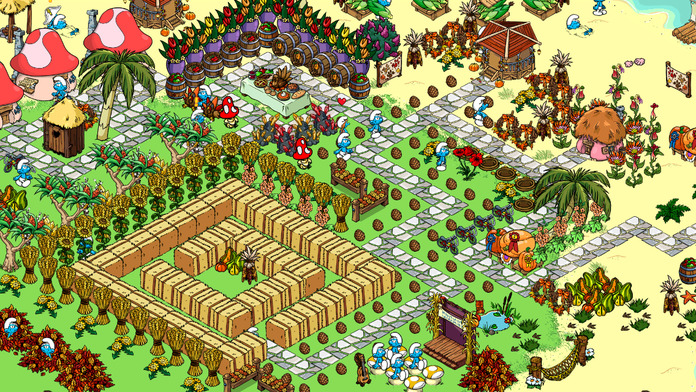 蓝精灵村庄(Smurfs' Village)游戏截图1