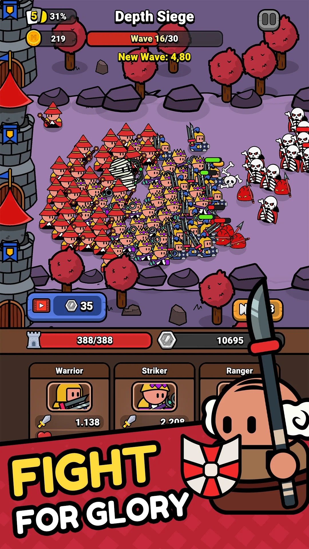 传奇塔防内置菜单(Legend Tower Defense: Idle RPG)游戏截图4