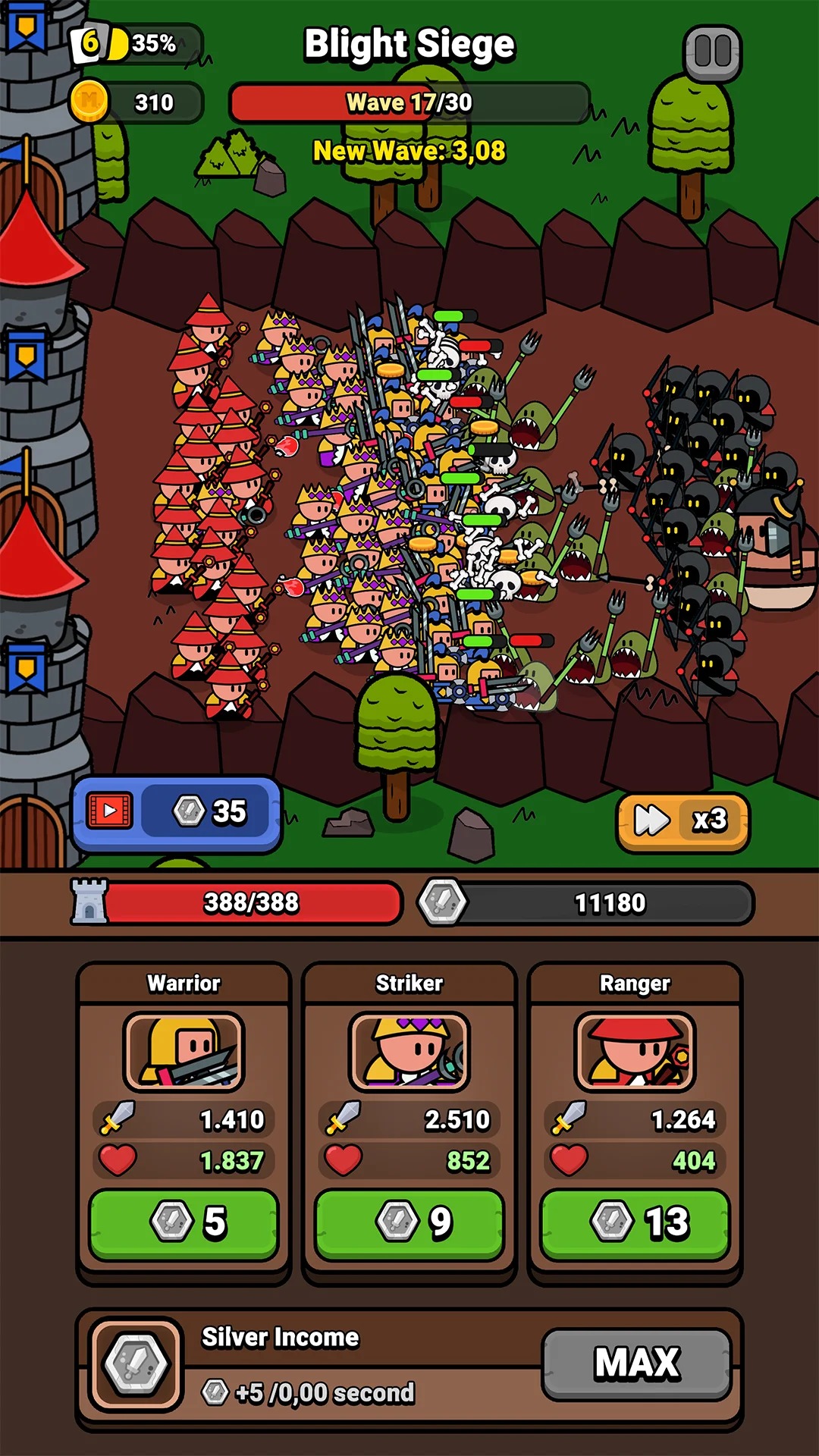 传奇塔防内置菜单(Legend Tower Defense: Idle RPG)游戏截图5