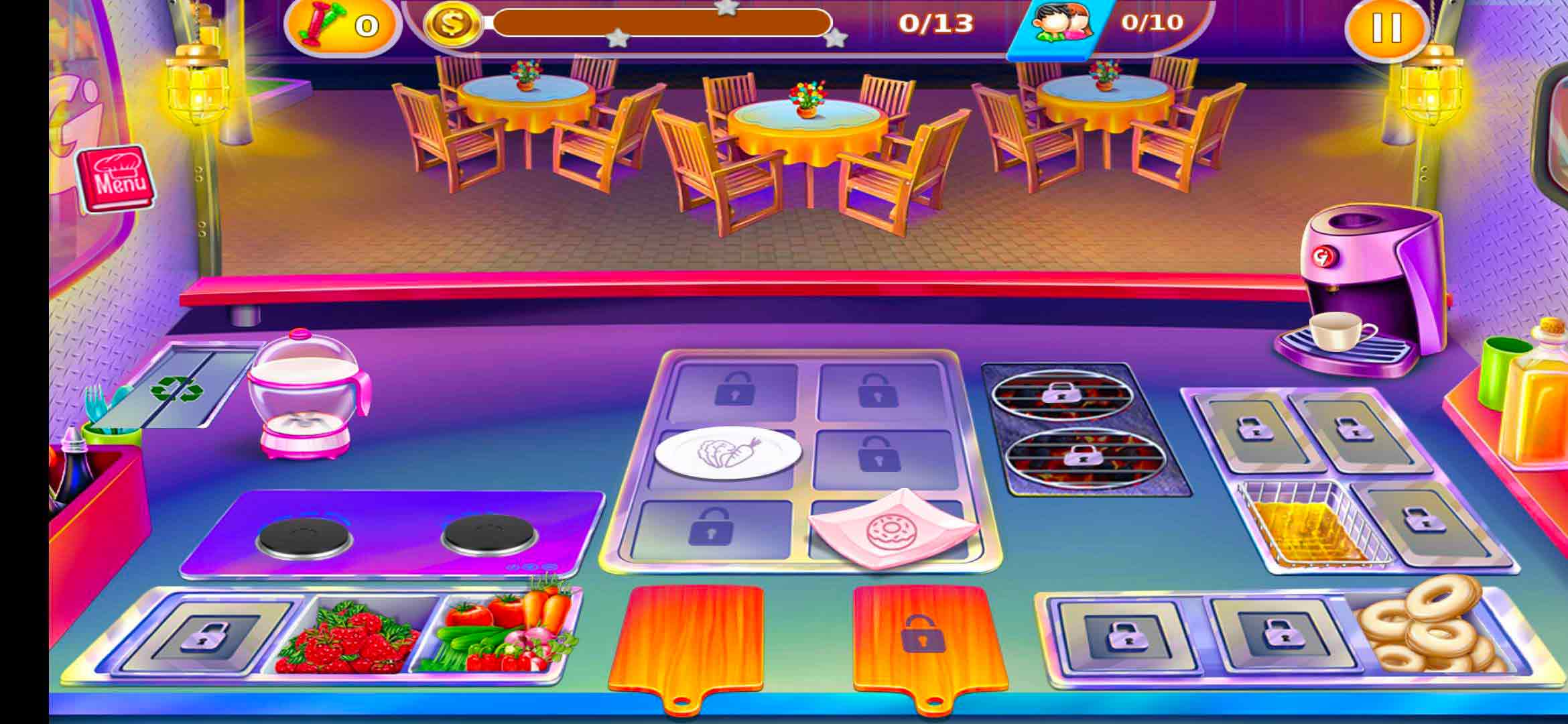 我的咖啡店(My Cafe Shop Cooking Game)游戏截图1