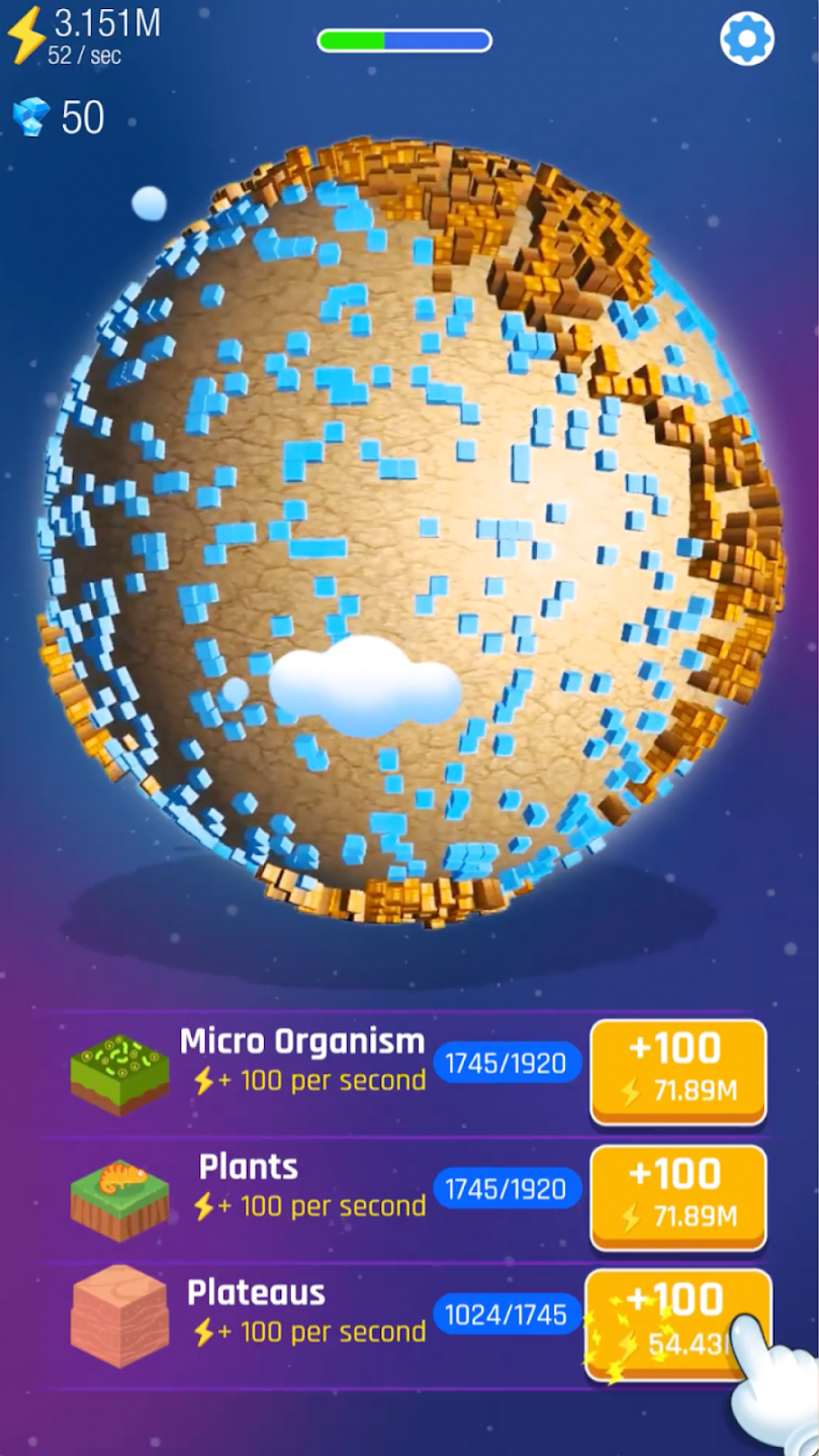 闲置世界内置菜单(Idle World) 截图2