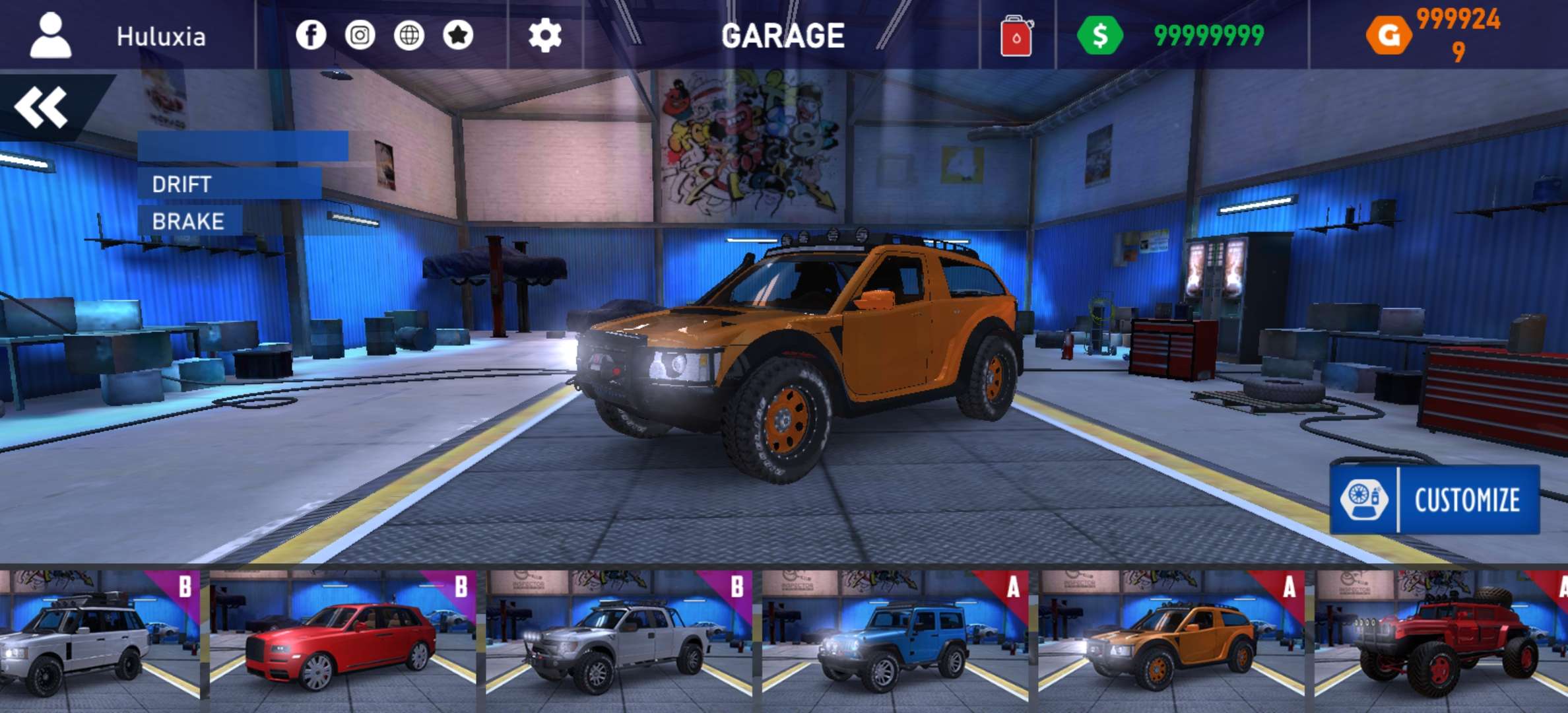 越野吉普车驾驶模拟(Extreme 4x4 Offroad Car Drive) 截图1