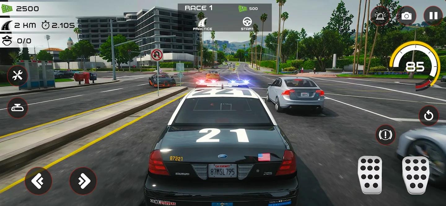 公路警察追逐内置菜单(Highway Police Chase Simulator)游戏截图6
