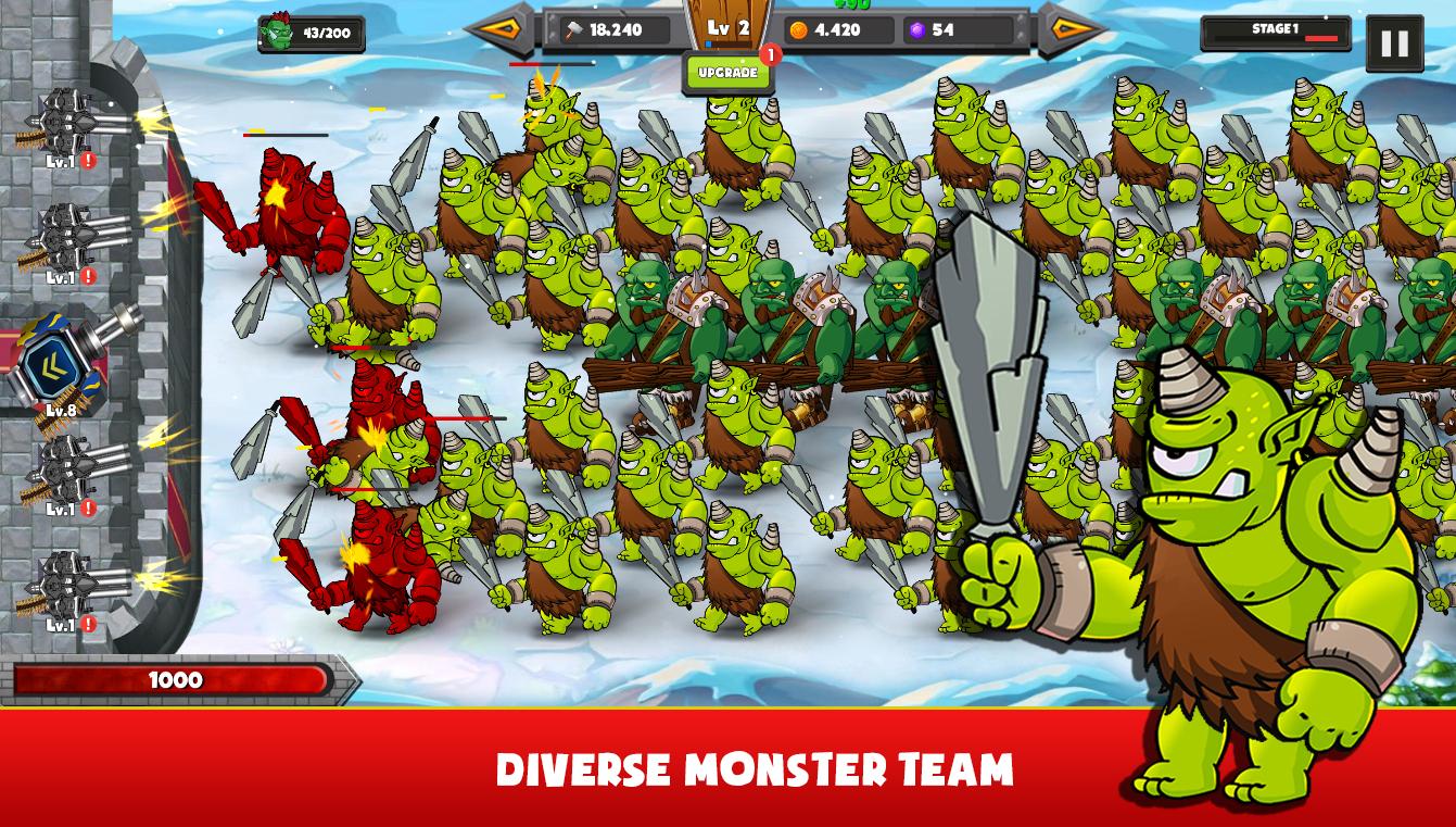 怪物防卫(Monster Defender)游戏截图3