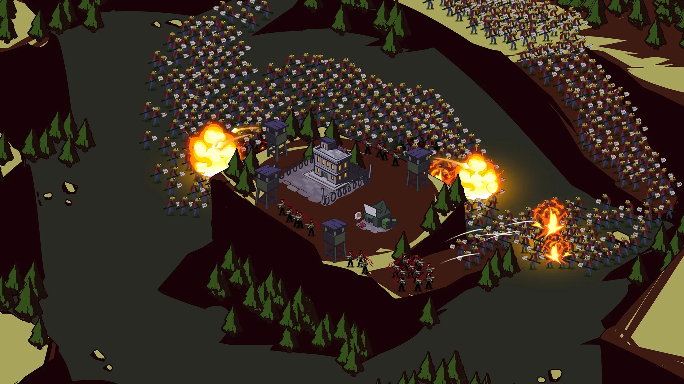 火柴人世界：僵尸战争(Stick World Z: Zombie War TD) 截图1