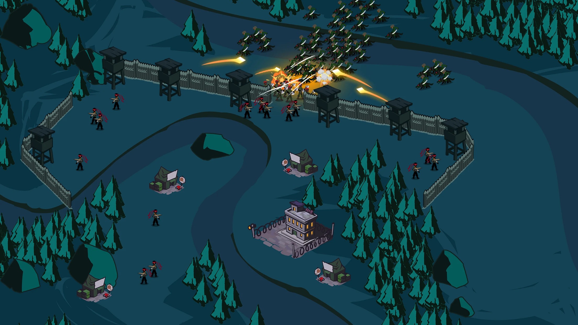 火柴人世界：僵尸战争(Stick World Z: Zombie War TD) 截图4