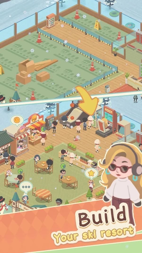 闲置的滑雪大亨(Idle Ski Tycoon)游戏截图2