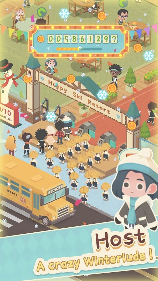 闲置的滑雪大亨(Idle Ski Tycoon)游戏截图4