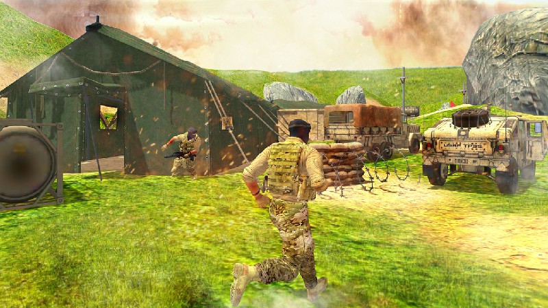 突击队员(Commando War Army Game Offline) 截图2