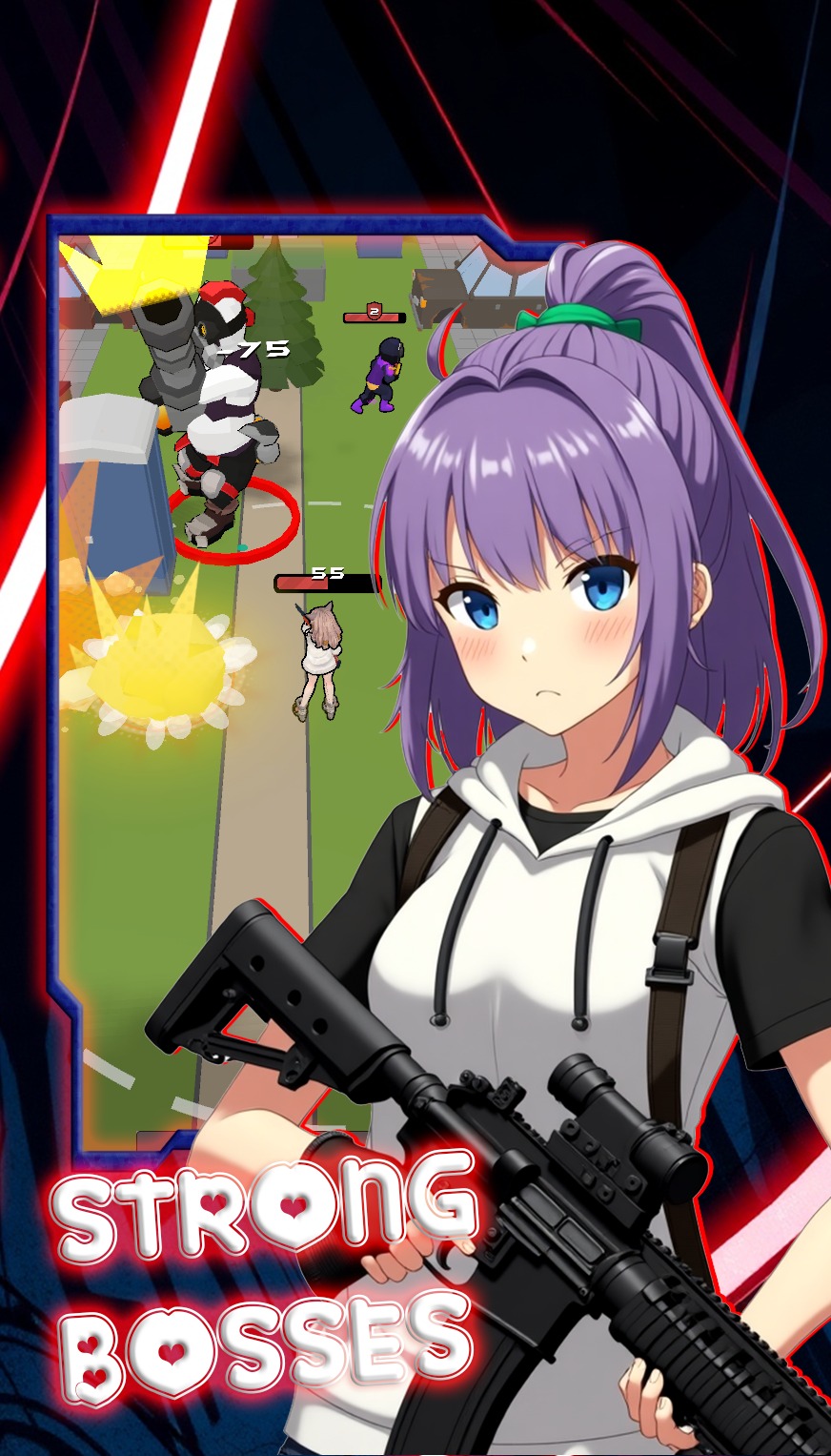 威弗斯小队(Squad Waifus)游戏截图2