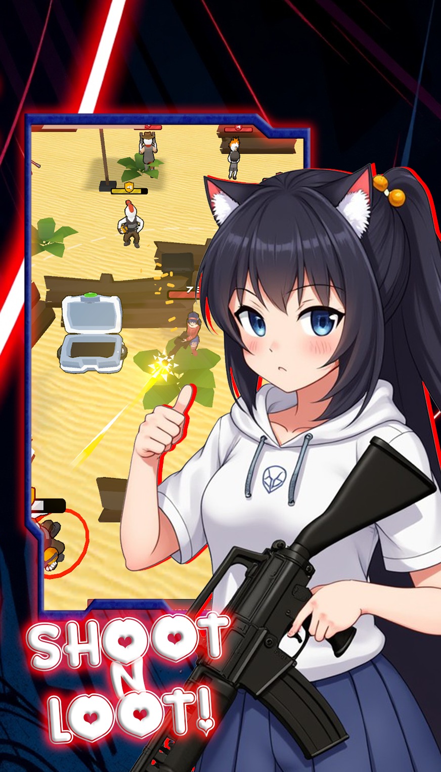 威弗斯小队(Squad Waifus)游戏截图3