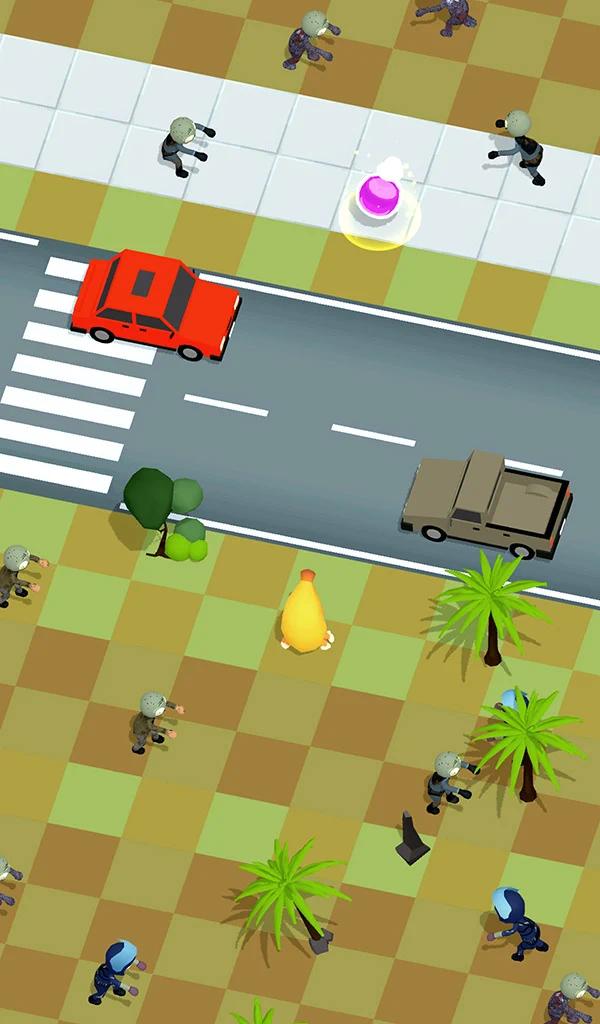 植物穿越逃亡之路3D(Plant Crossy: Road to Escape) 截图1