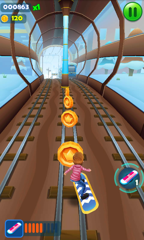 地铁公主跑酷内置菜单(Subway Princess Runner)游戏截图4