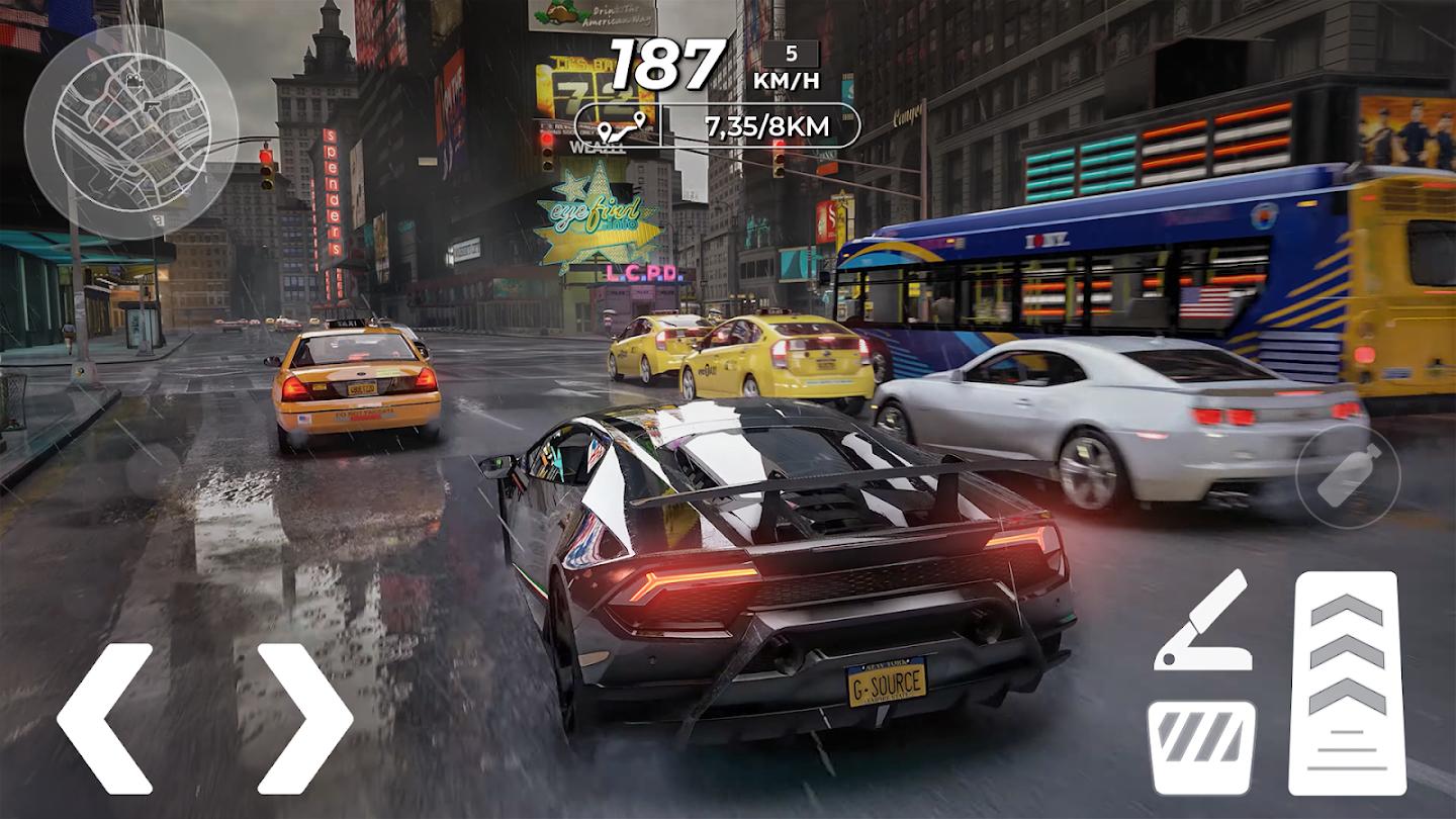 汽车驾驶：夜之城游戏截图1