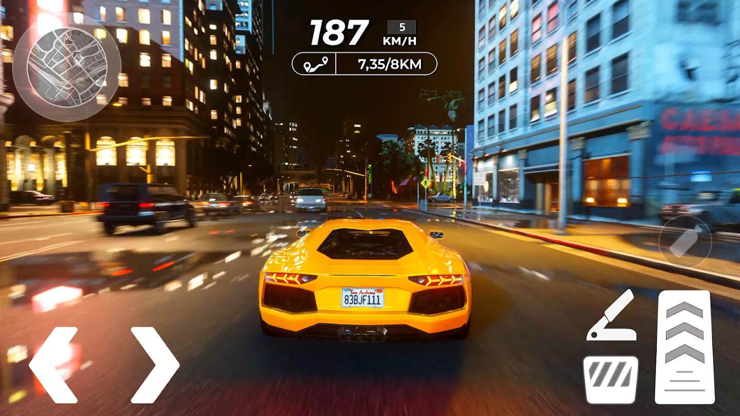 汽车驾驶：夜之城游戏截图2