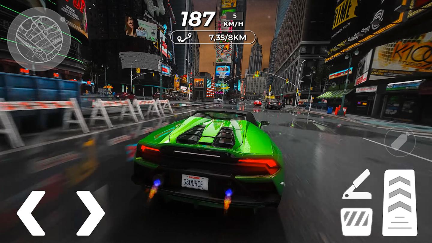 汽车驾驶：夜之城游戏截图3