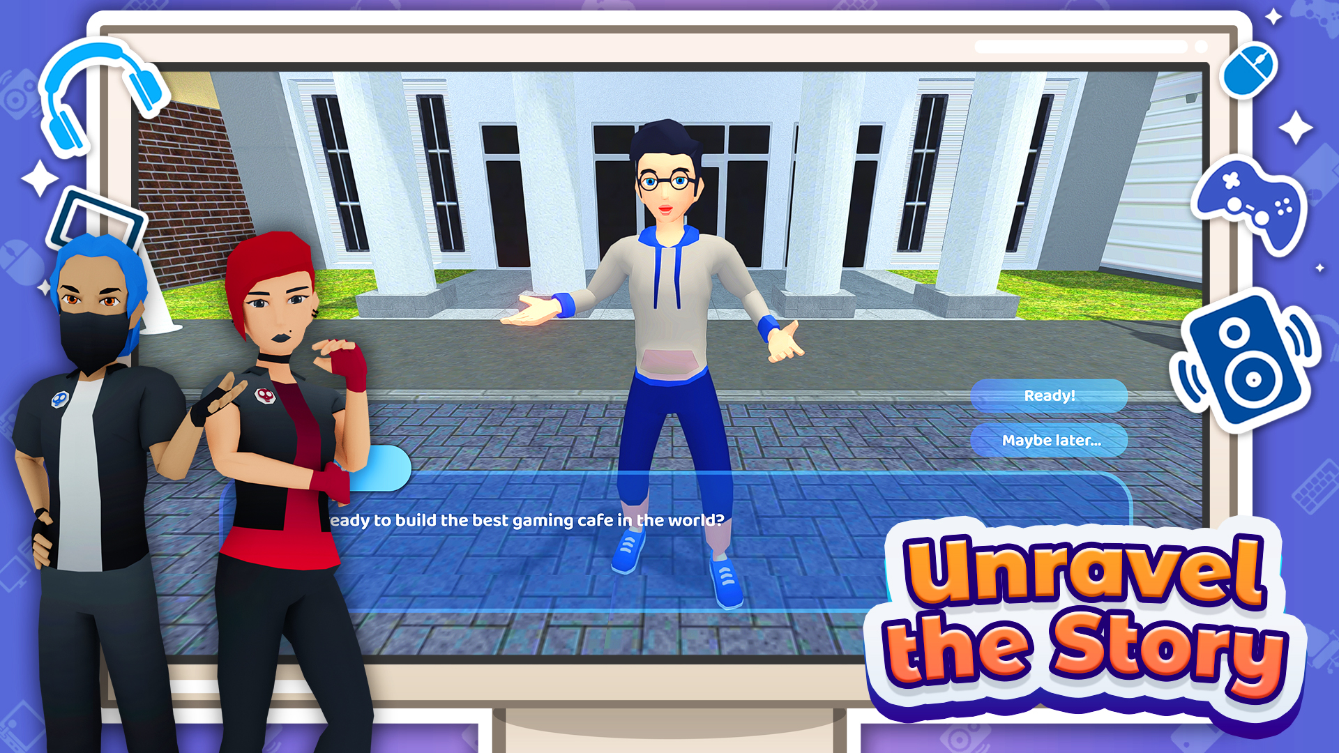 游戏咖啡厅生活3D内置菜单(Gaming Cafe Life)游戏截图3