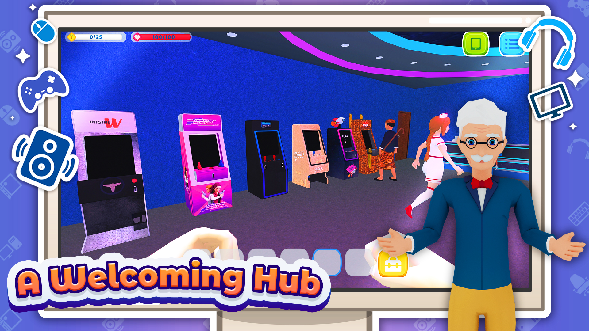 游戏咖啡厅生活3D内置菜单(Gaming Cafe Life)游戏截图5