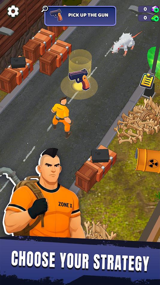 区域X：废土生存游戏截图1