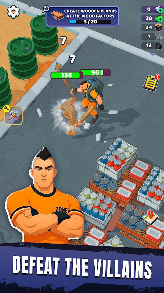 区域X：废土生存游戏截图2