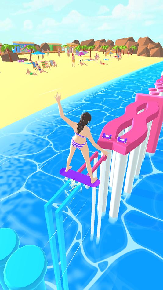 跳跃前进内置菜单(Hopscotch Run)游戏截图1