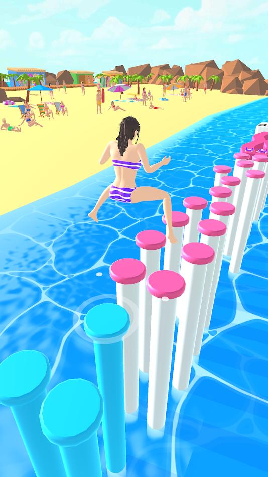 跳跃前进内置菜单(Hopscotch Run)游戏截图2