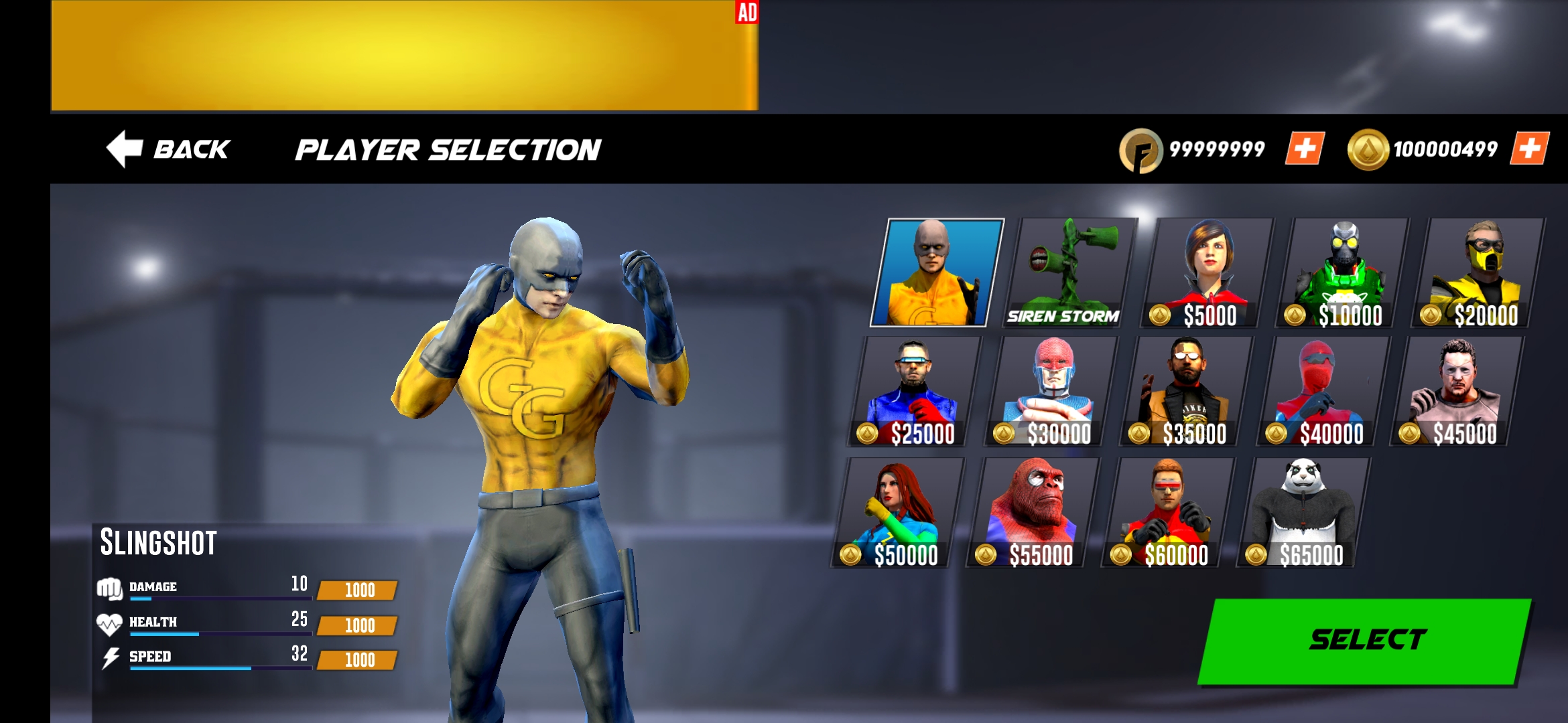 功夫格斗(Superhero Fighting Game)游戏截图3