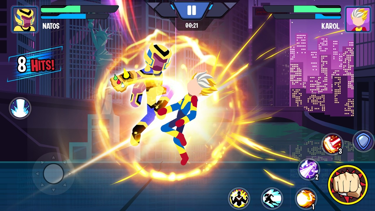 火柴人英雄：勇士之战内置菜单(Stickman Heroes)游戏截图3