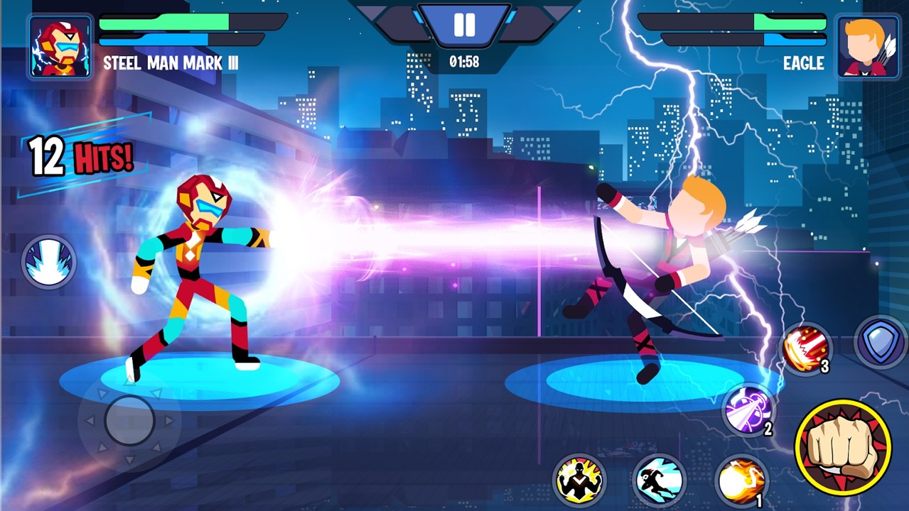 火柴人英雄：勇士之战内置菜单(Stickman Heroes)游戏截图6