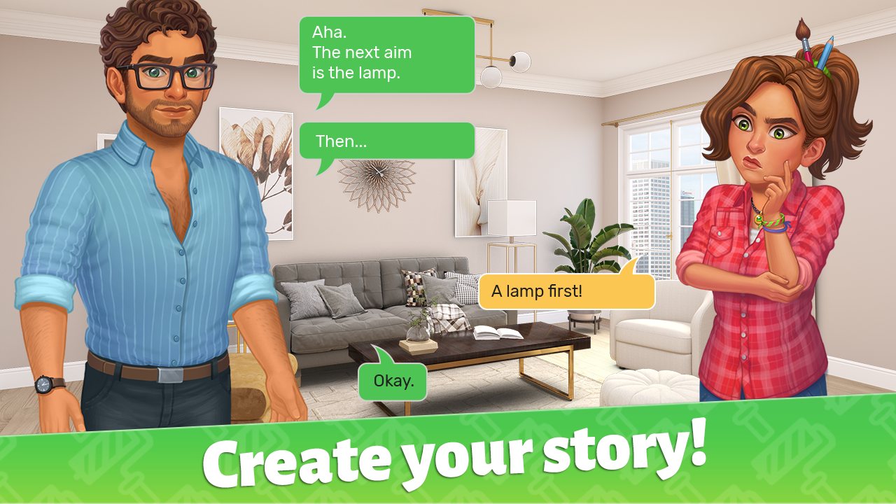 家居设计和数字填色(Color Design)游戏截图4