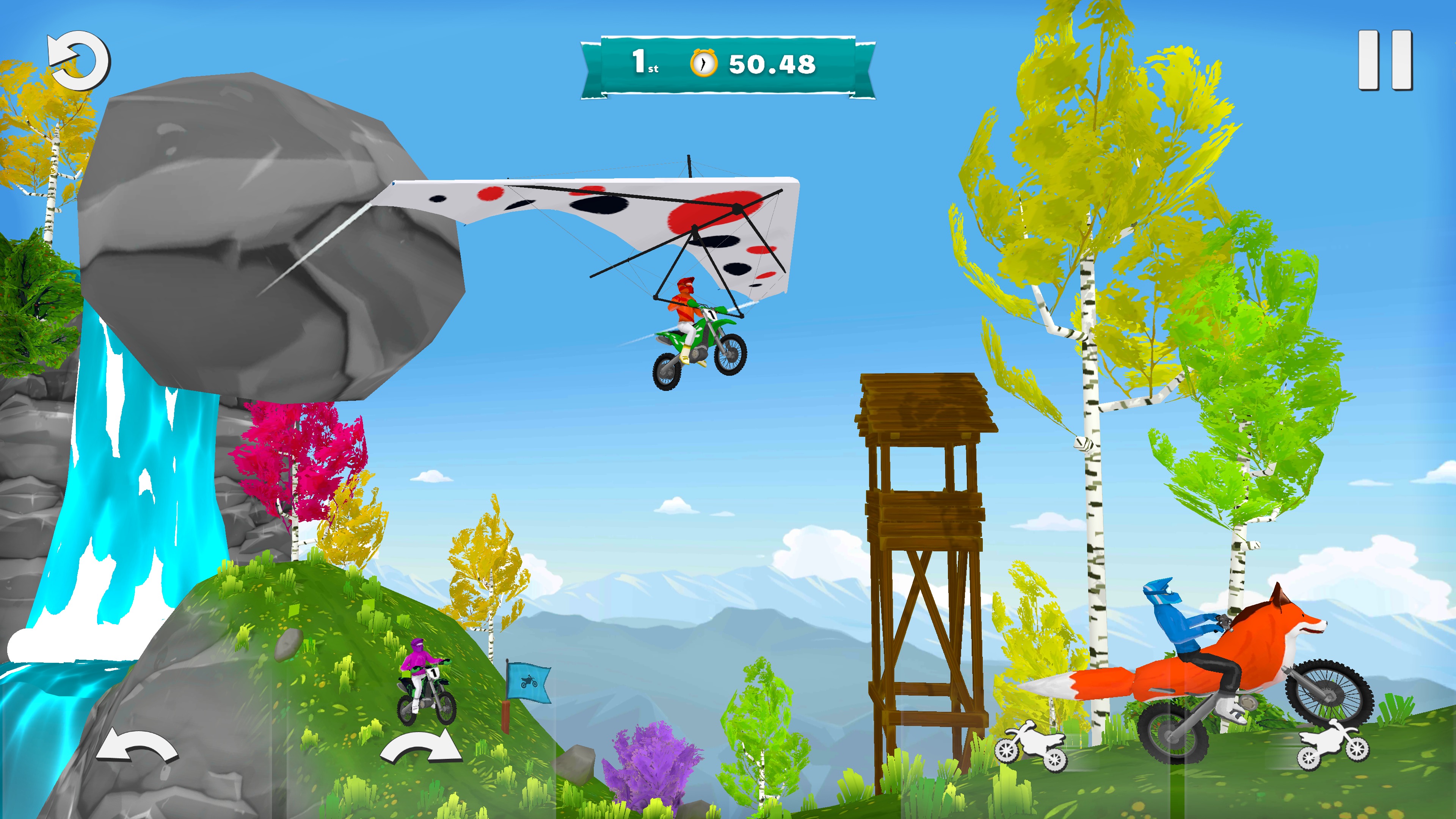 越野摩托车赛飞游戏截图5