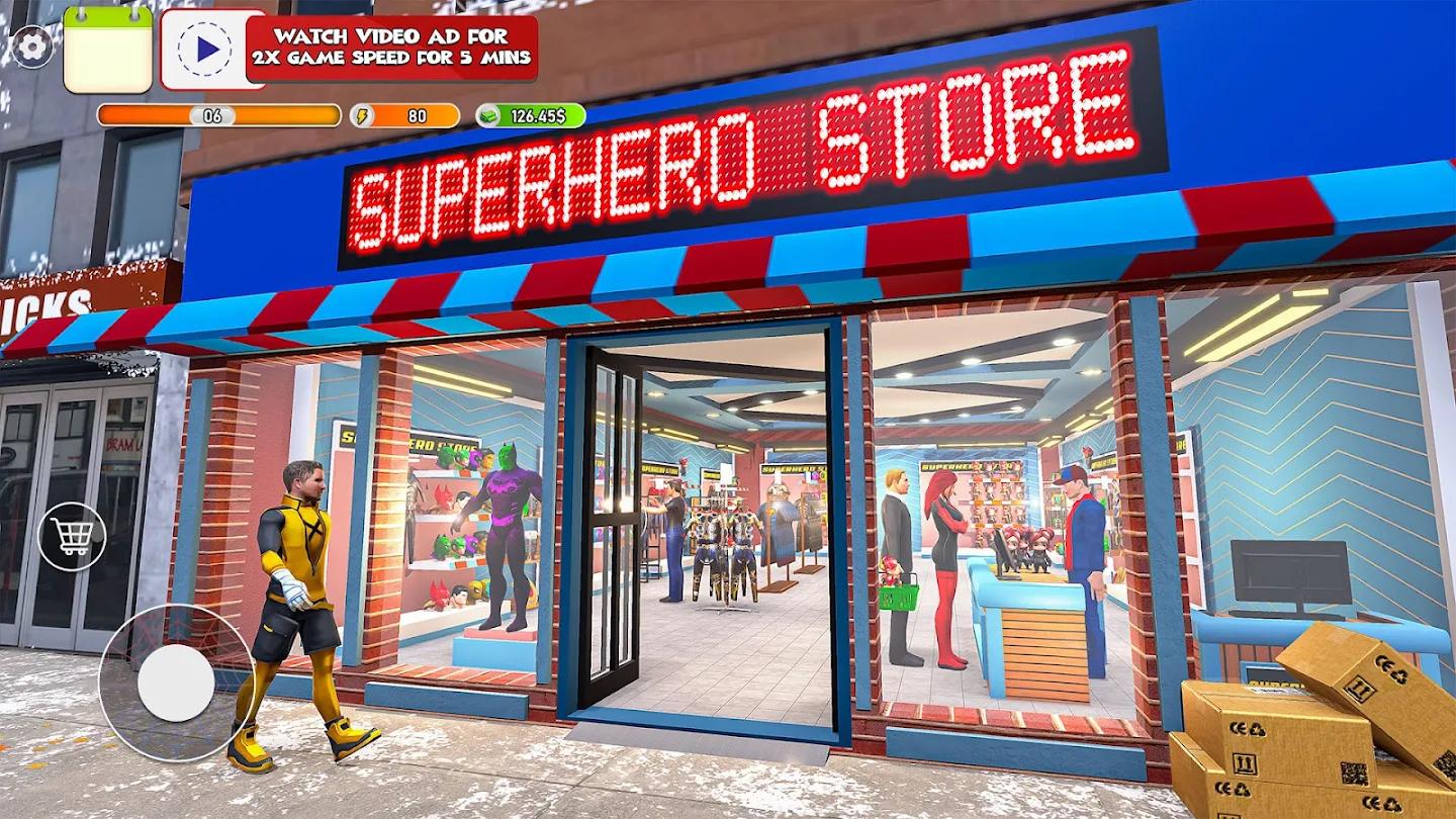 超级英雄玩具店游戏截图4