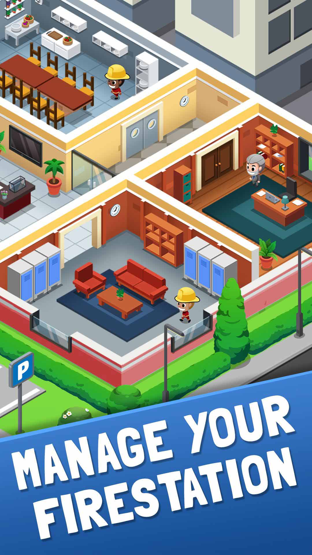 空闲消防员大亨(Idle Firefighter)游戏截图2