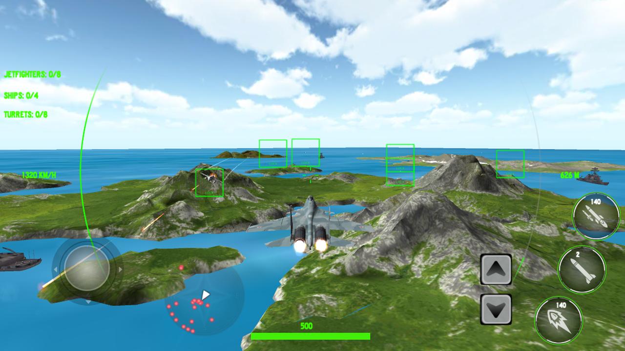 天空喷气式战斗机 截图2