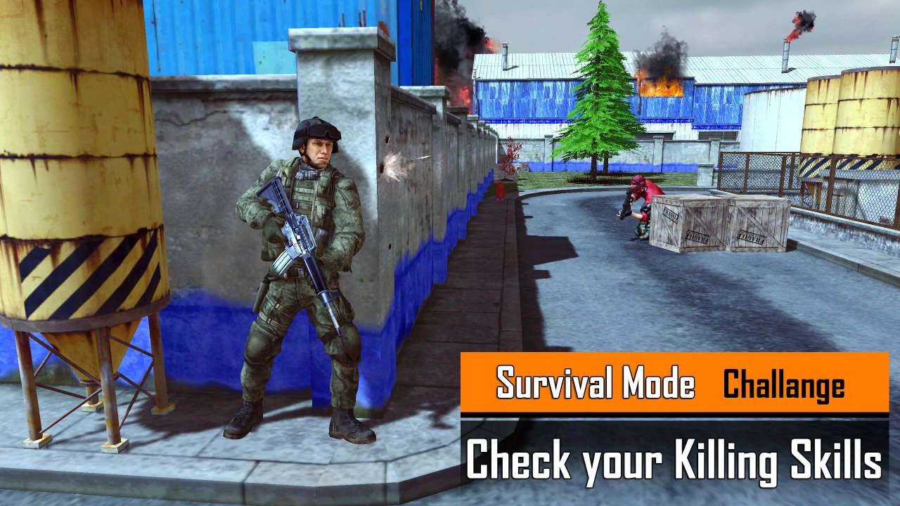 现代枪击(Offline Fps Gun Strike Games)游戏截图4