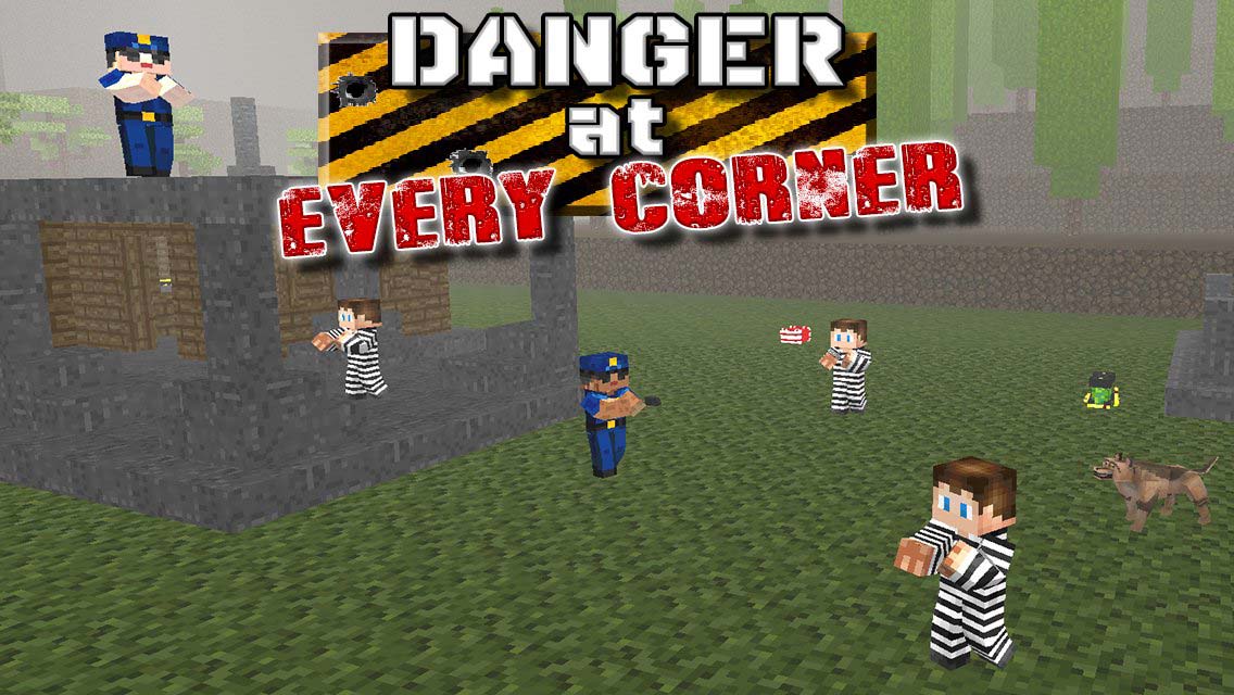 像素警察：越狱(Cops vs Robbers Jailbreak)游戏截图5