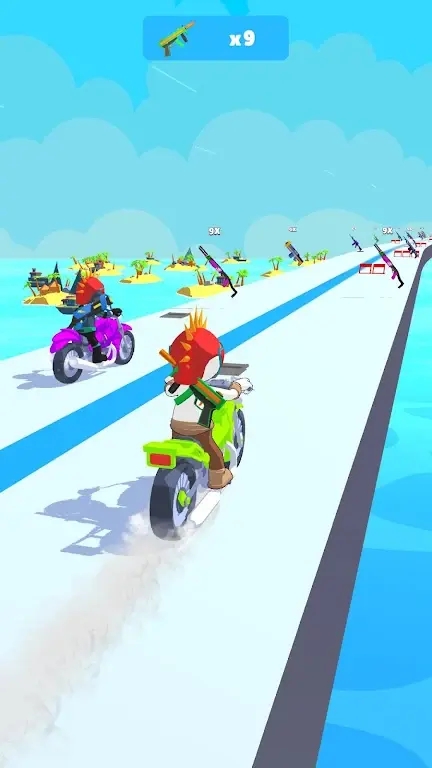 射击自行车游戏截图2