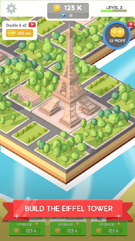 闲置地标大亨(IdleLandmark Tycoon) 截图1