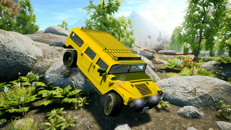 越野车驾驶模拟器(Offroad Driving Simulator 4x4)游戏截图1