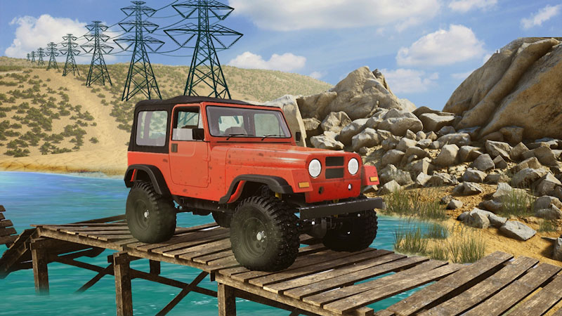 越野车驾驶模拟器(Offroad Driving Simulator 4x4)游戏截图2