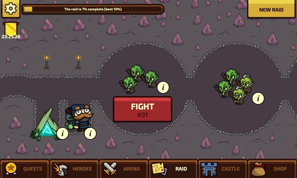 突袭英雄：全面战争(Raid Heroes: Total War)游戏截图1