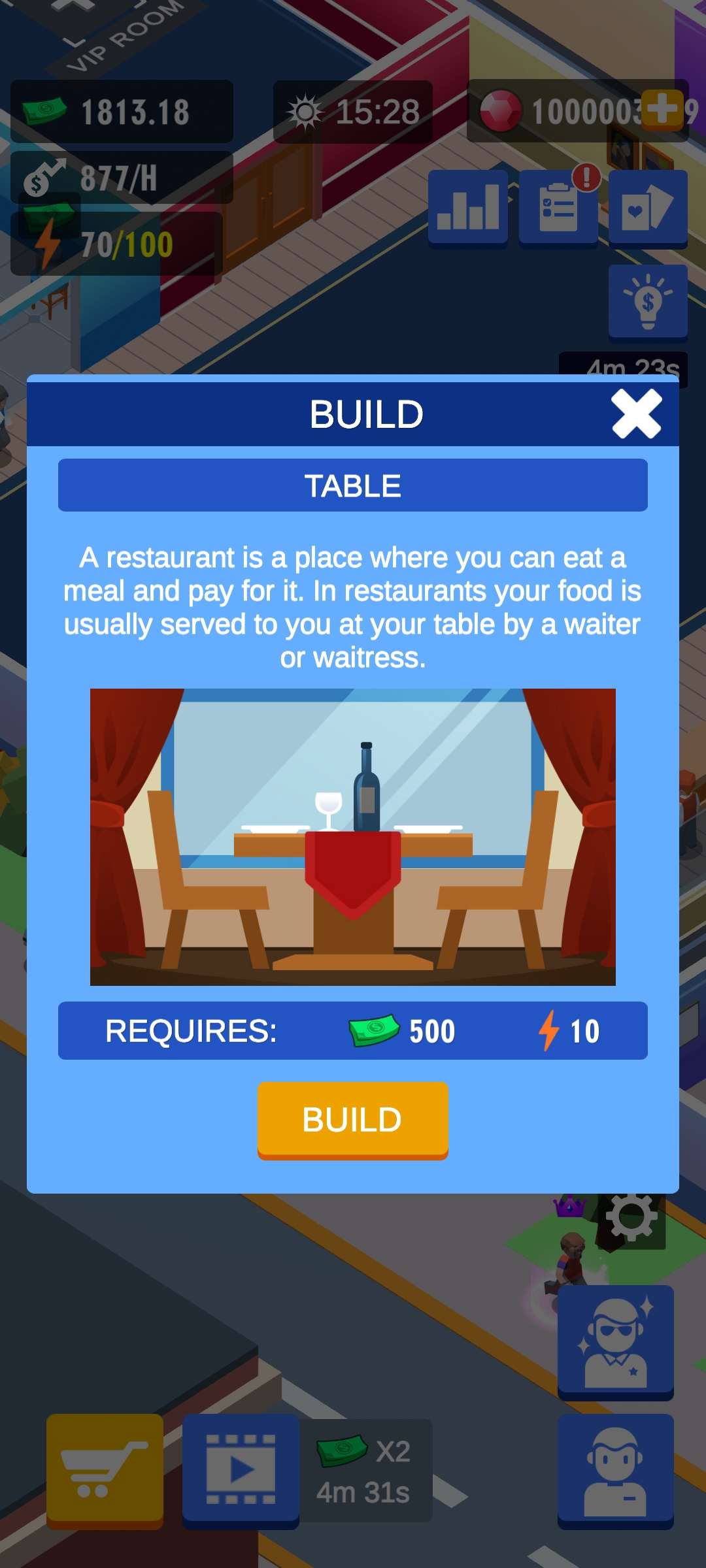 梦想餐厅：闲置大亨(Idle Restaurant)游戏截图4